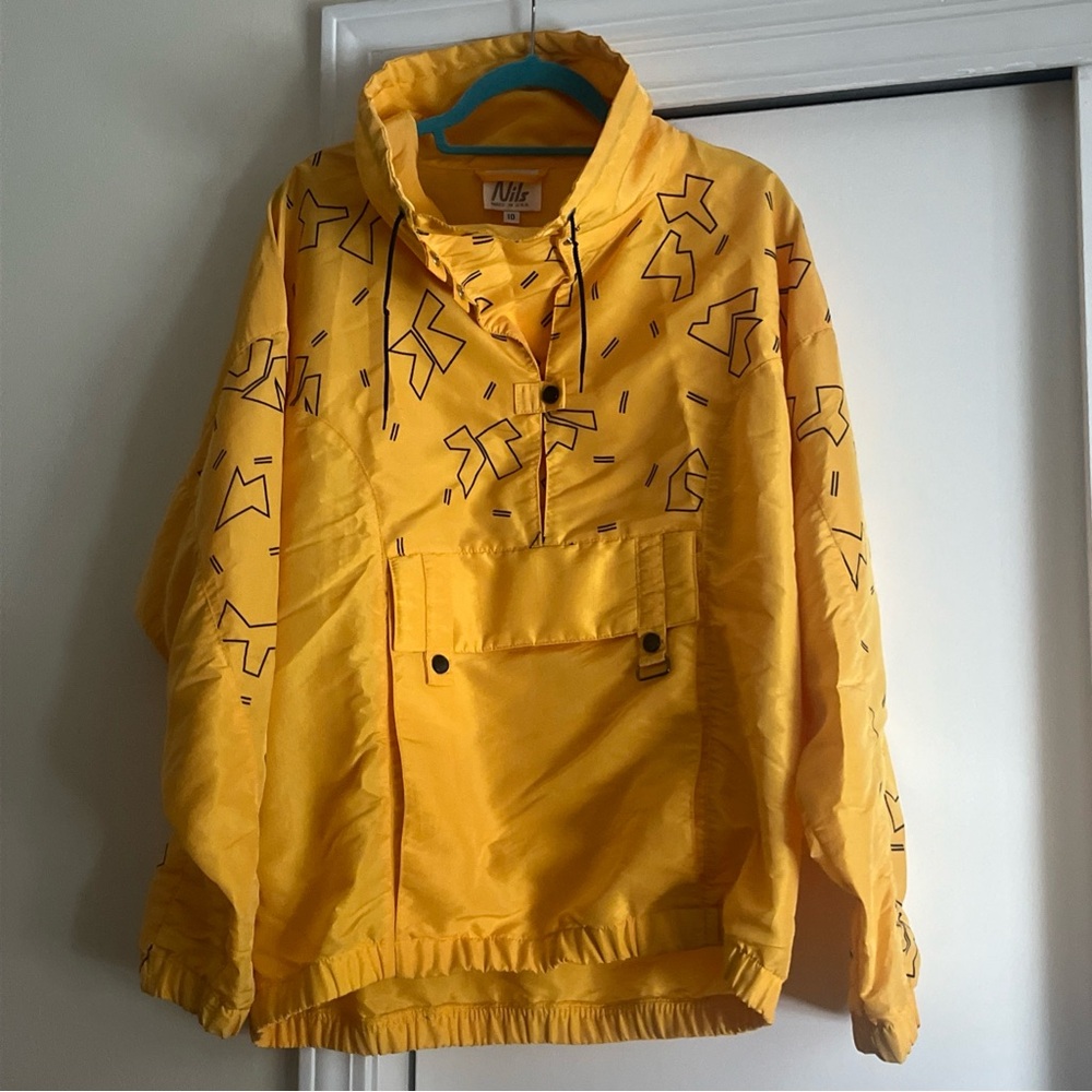 NILS Yellow Ski Jacket with Black Accents
3/$75